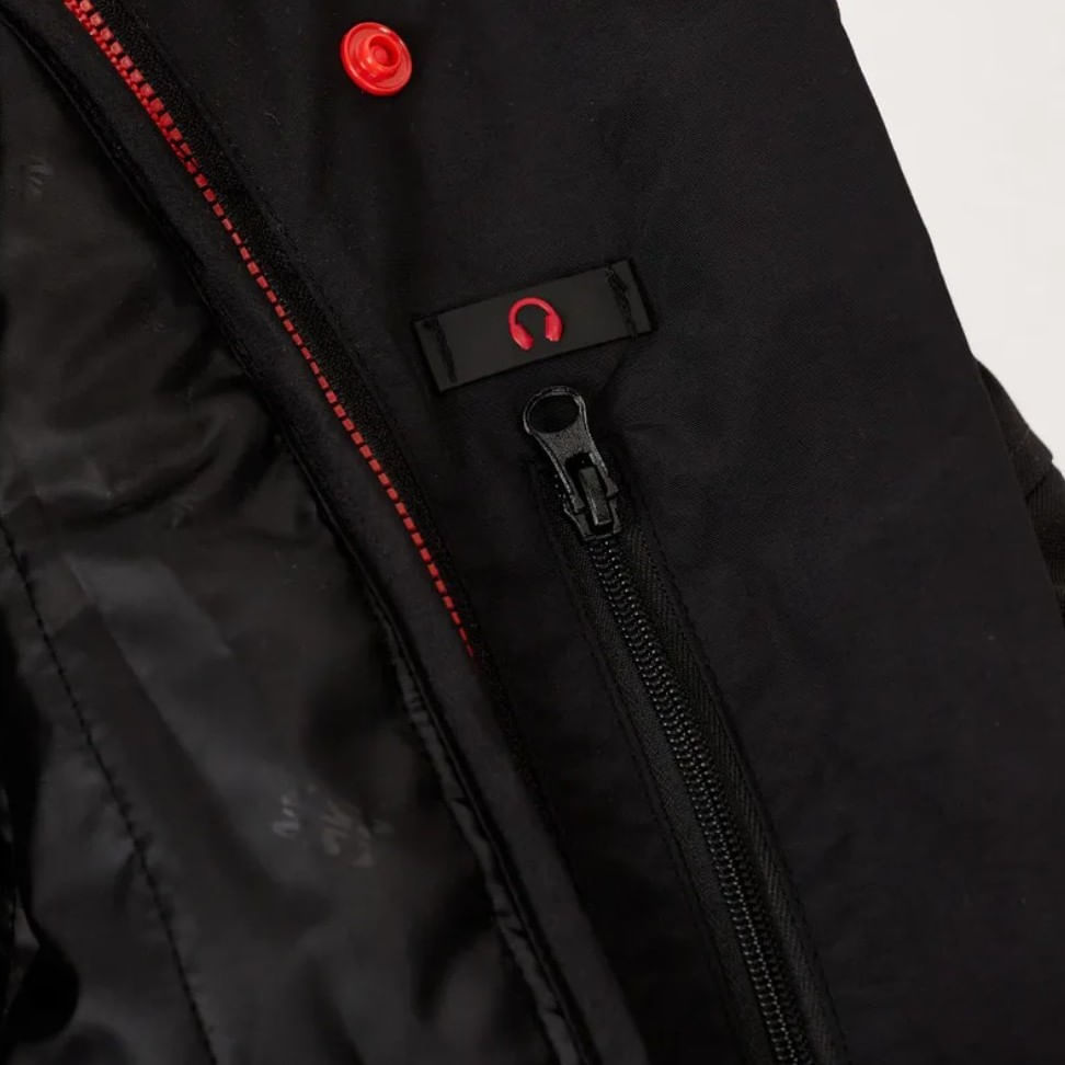 Campera LS2 Shadow Hombre Negro / Gris